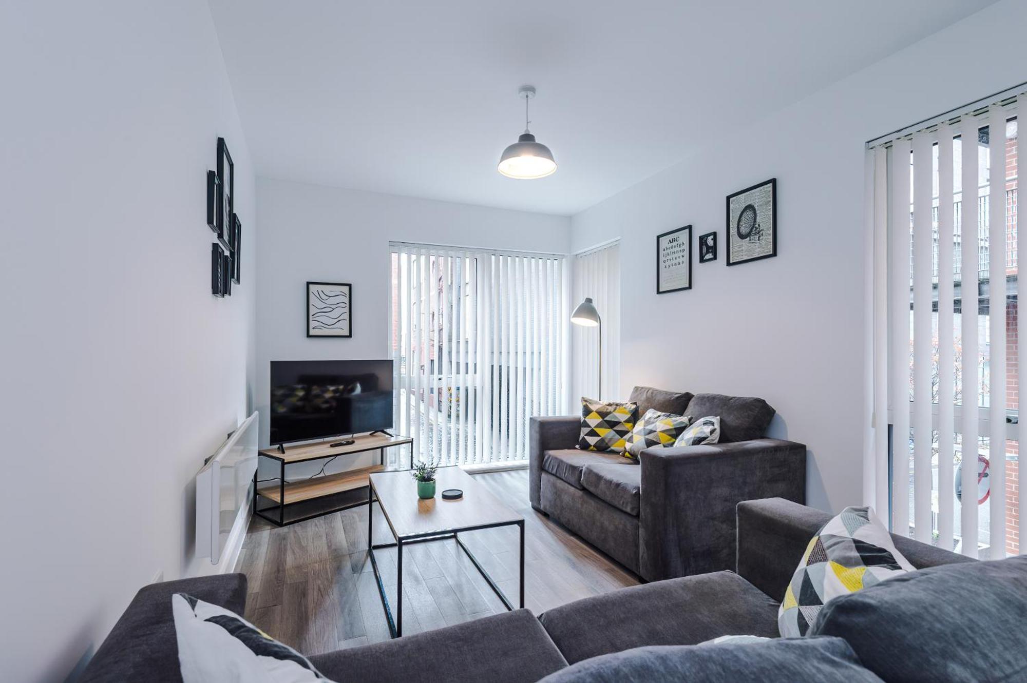 Hilltop Serviced Apartments- Northern Quarter Manchester Rum bild